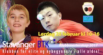 SBTK Klubbmesterskap 2017 Lørdag 25 februar